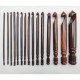 Wooden 15 Crochet Hook set Premium Wood Wooden 15 Crochet Hook set Premium Wood