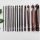 Wooden 15 Crochet Hook set Premium Wood Wooden 15 Crochet Hook set Premium Wood