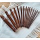 Crochet Hooks Set of 7 (3.5mm-25 mm)  Wooden Yarn Crochet Hooks for Knitting & Crocheting